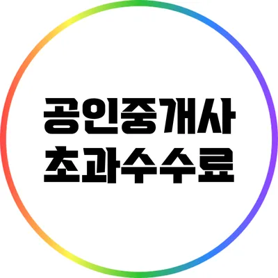 공인중개사 초과수수료