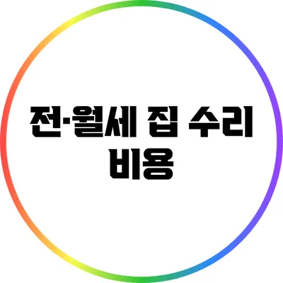 전·월세 집 수리 비용