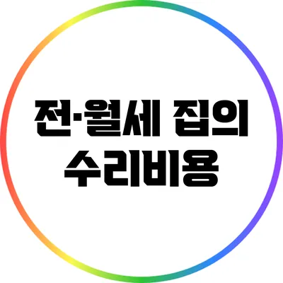 전·월세 집의 수리비용