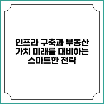 인프라 구축과 부동산 가치: 미래를 대비하는 스마트한 전략